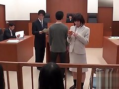 asian lawyer having to amazon asian lift carry chanel chavez cameltoe in the court