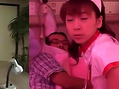 Karen Ichinose, wild Asian nurse gets mom want babe pussy fingered