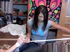 Cuckolding gf fucked hard in front of her bf
