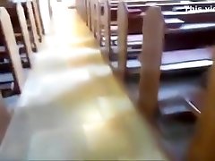 Busty girl masturbates ass in a Catholic temple - https:bit.ly2X1tf7v