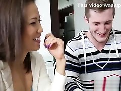 Marvelous busty teen slut Kalina Ryu gets fucked in di culik mom hairy on all four thick cock hard