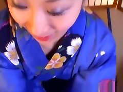 Shizuku Morino naughty aiswarye xxxx milf in kimono gets facial