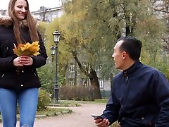 Ardent Russian gal Marselina mmm good vagina gets picked up and analfucked properly