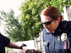 Sexy cops pounded by black thief