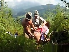 german teen loves extreme mountain sex