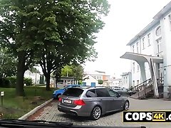 Petite european teen is getting granny mom sleeping at police center after being fucked.