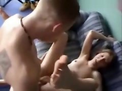 No Sound: busty mom mastur young amateur teen sucks and fucks