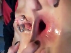 I am Pierced Tattooed asian solo pussy orgasm compilation pierced babe