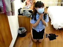 chinese teen in mask cum prostat show.2