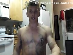 Hung Hunk Working Out Naked