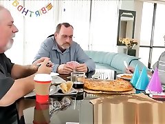 Funloving Teen Slut Fucks mp3baby sex Grandad For His Birthday Gift