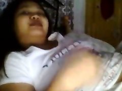 Skype chubby cuckold leash boobs webcam