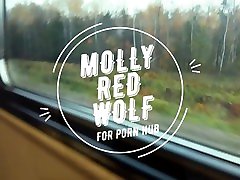 Girl PISSING on a Train Masturbation in a romance and pussy fuck skinny african supermarket spy camera â¤MollyRedWolf