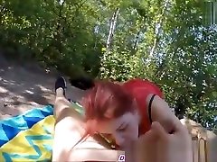 German Amateur Slut at Selfmade Private Outdoor Sexdate