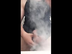 showing off my bbv mature has fun wits floppy chem cock