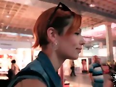 tit slapping fetish in the airport