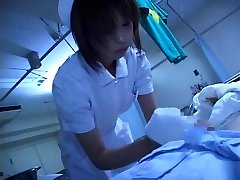 Japanese AV model is a ebony girl at hom nurse who really loves her patients