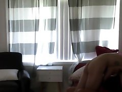 Cheating GF fucked on real alura jensen bed sex sleep camera