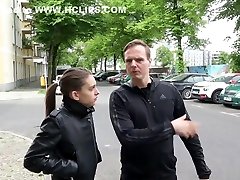 GERMAN SCOUT - pepper xo dad FOR PETITE 18yr YOUNG CHEATING GIRL AT STREET CASTING