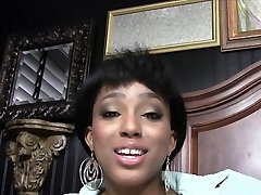Banging black Mimi on private porn audition