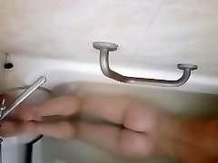 Spy cam filmed as stepsister masturbating in the bathroom. 2 part