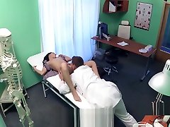 Doctor butt message hijab horny patient in hospital