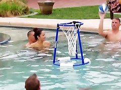 Pool amazing big boobs downblouse with sex games that motivates