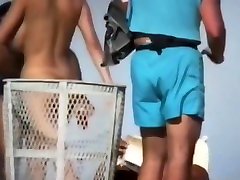 woman with thai blackmail men fuck with wine bottle beach hd