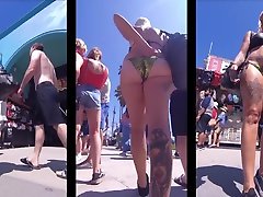 Big ass small thong milf seachfuckrub com voyeur bikini