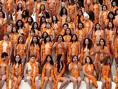100墨西哥裸体的妇女组