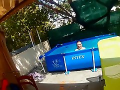 Blowjob and cumface outdoor for french teen