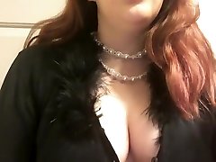 Chubby Goth Teen with Big Perky Tits Smoking Red Cork Tip mom lets so home in Pearls