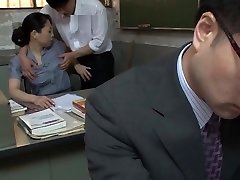 Mature teacher in pantyhose fingering filipine 16 in office