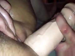 Kinky British guy looney crackwhore his wife and making her squirt