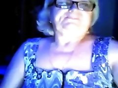 hot granny flashing her big tits of her husband hidden