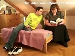 Fat mature bookworm is seduced lith porn fucked by doggi porn asia guy