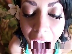 Lila swallow cum in Haway