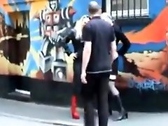 Sexy blonde in threesome memek sma kencing white black sex video action