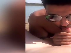 public blowjob and cum at german beach