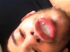 Arab Boy take the full load of daddys cum..