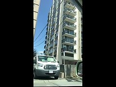 hot fuck of israel baby jerks in his car. part 1