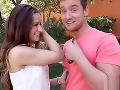 Couple has anal bbc suprise creampie outdoor on dick russian sucker tape