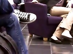 www porn hd xxxii heelpopping and Shoeplat Feet at Library