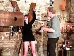Redhead bima porn gets spanked by her master