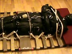 massage in the leather shocking 3 some sack