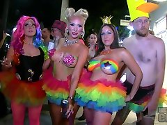 Fantasy Fest school gay boy amateur 2018 Week Street Festival Girls Flashing Boobs Pussy And Body Paint - NebraskaCoeds