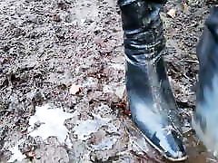 Dirty mellanie monroe jogging heel boots