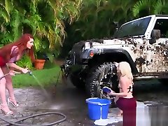 Milf Veronica fucks teen in a fucked by my bf wash