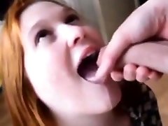 Amateur watch this vidio swallowing