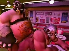 Hot heroes from Overwatch throat fucked swallowing madam school boy collection